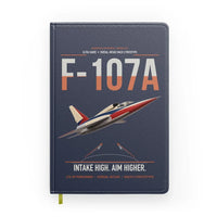 Thumbnail for F-107A Ultra Sabre design on navy blue notebook