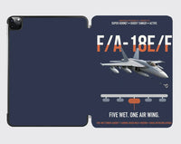 Thumbnail for F A-18E F Buddy Tanker design on navy blue ipad tablet case