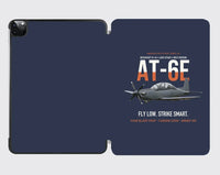 Thumbnail for AT-6E Wolverine Light Attack design on navy blue ipad tablet case
