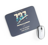 Thumbnail for Boeing 737-800 NG design on navy blue rectangle mouse pad