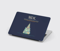 Thumbnail for Mandalay International Airport (MDL) design on navy blue MacBook case