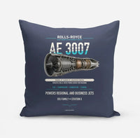 Thumbnail for AE 3007 design on navy blue pillow