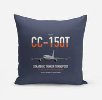 Thumbnail for Airbus CC-150T Polaris design on navy blue pillow