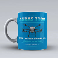 Thumbnail for Agras T100 Mug design on turquoise dji