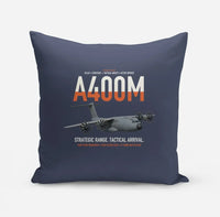 Thumbnail for Airbus A400M Atlas design on navy blue pillow
