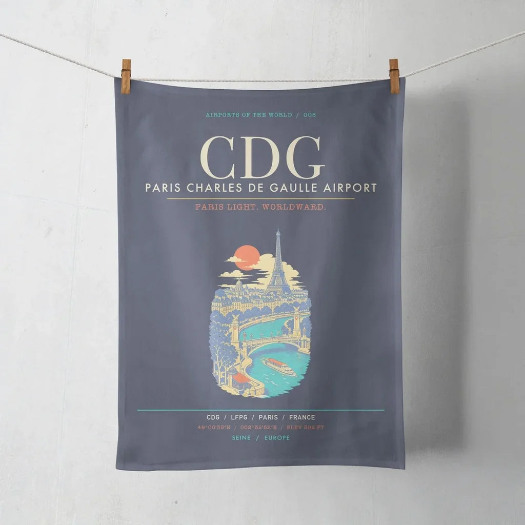 Paris Charles de Gaulle Airport CDG - Navy Blue