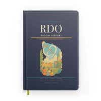 Thumbnail for Radom Airport (RDO) design on navy blue notebook