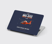 Thumbnail for Airbus MH-65E Dolphin design on navy blue MacBook case