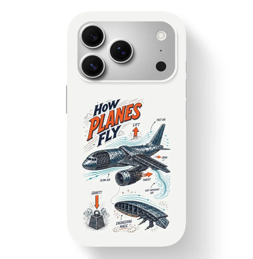 SIGNAL 616 - How Planes Fly V2 - MagSafe iPhone 17 Pro design on white magsafe iphone 17 pro