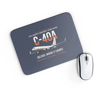 Thumbnail for C-40A Clipper Fleet Logistics Ready design on navy blue rectangle mouse pad