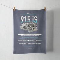 Thumbnail for 915 iS design on navy blue towel