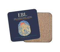 Thumbnail for Erbil International Airport (EBL) design on navy blue 1 piece coaster