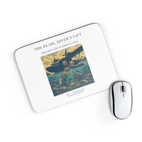 Thumbnail for VINTAGE G4271 - The Pearl Diver's Lift - Designed Mouse Pads design on white rectangle
