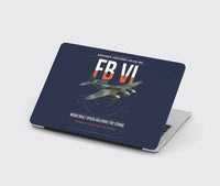 Thumbnail for de Havilland Mosquito FB VI design on navy blue MacBook case