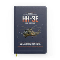 Thumbnail for Sikorsky HH-3E Jolly Green Giant design on navy blue notebook