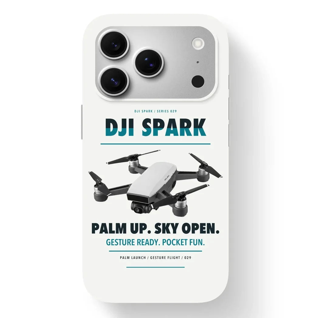 DJI Spark Case design on white iphone case