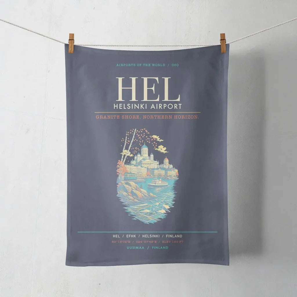 Helsinki Airport HEL - Navy Blue