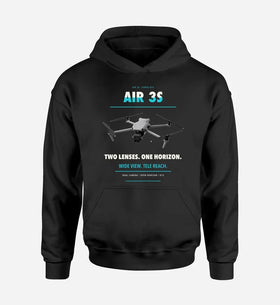 Single-Side Printing — DJI Air 3S Drone Double-Side Hoodie