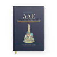 Thumbnail for Rabah Bitat Airport (AAE) design on navy blue notebook