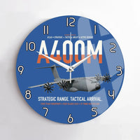 Thumbnail for Airbus A400M Atlas design on blue no frame wall clock