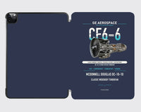 Thumbnail for CF6-6 design on navy blue ipad tablet case