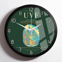 Thumbnail for Hewanorra International Airport UVF Wall-Clock Framed - Dark Green