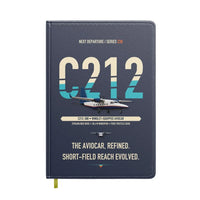 Thumbnail for CASA C-212-300 Aviocar design on navy blue notebook