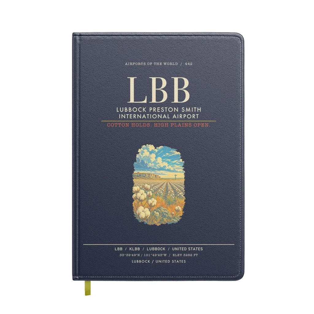 Lubbock Preston Smith International Airport LBB - Navy Blue