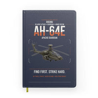 Thumbnail for Boeing AH-64E Apache Guardian design on navy blue notebook