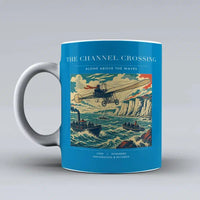 Thumbnail for VINTAGE G4002 - The Channel Crossing - Ceramic Mug design on turquoise