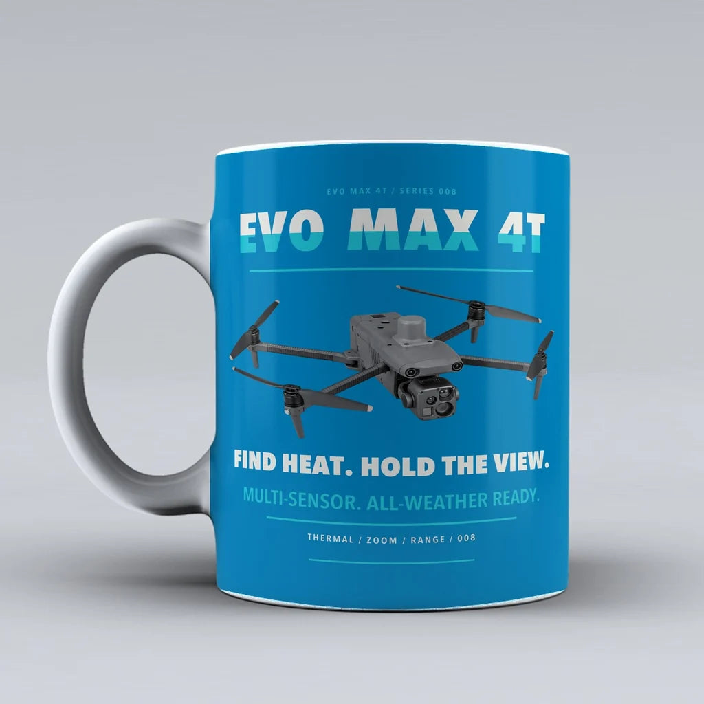 EVO Max 4T Mug design on turquoise autel