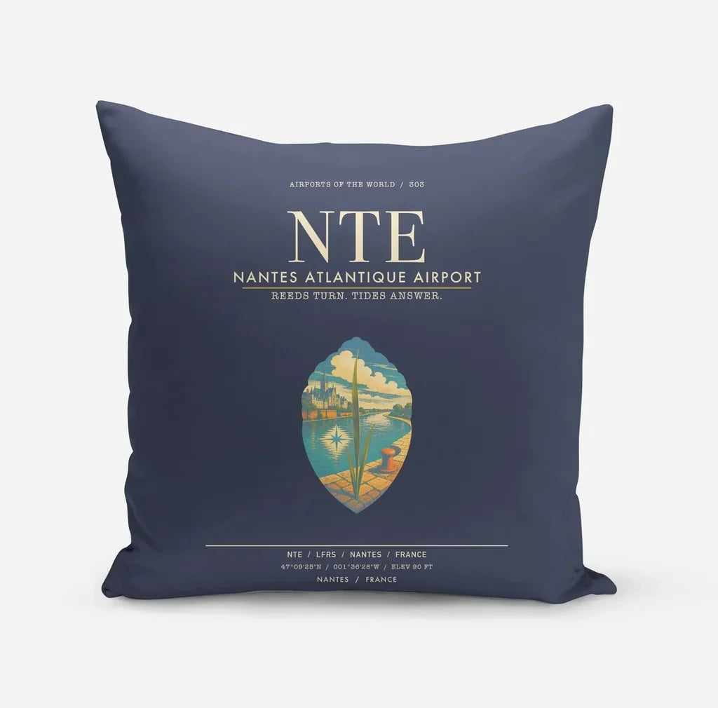 Nantes Atlantique Airport NTE - Navy Blue