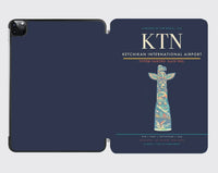 Thumbnail for Ketchikan International Airport (KTN) design on navy blue ipad tablet case