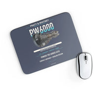 Thumbnail for PW6000 design on navy blue rectangle mouse pad