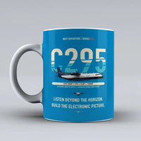 Thumbnail for C295 SIGINT Mug design on turquoise airbus