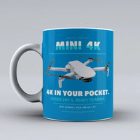 Thumbnail for Mini 4K Mug design on turquoise dji