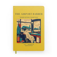 Thumbnail for VINTAGE G4377 - The Airport Barber - Designed Notebooks design on yellow