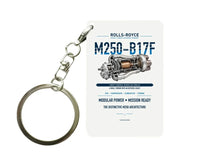 Thumbnail for M250-B17F Key Chain design on white key chain