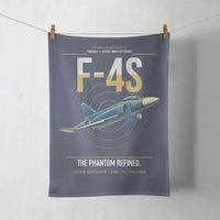 Thumbnail for F-4S Phantom II design on navy blue towel