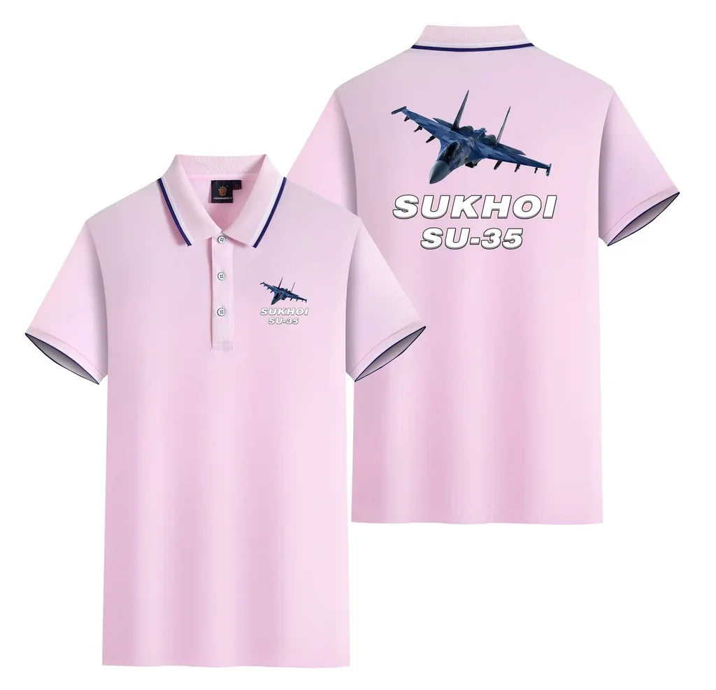 Customisable Sukhoi SU-35 Polo Shirt - view 16