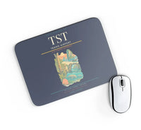 Thumbnail for Trang Airport (TST) design on navy blue rectangle mouse pad