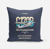 Thumbnail for Cessna 170B design on navy blue pillow