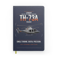 Thumbnail for Leonardo TH-73A Thrasher design on navy blue notebook