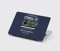 Thumbnail for CFM56-5C design on navy blue MacBook case