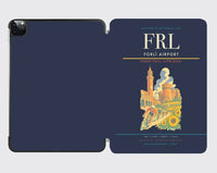 Thumbnail for Forlì Airport (FRL) design on navy blue ipad tablet case