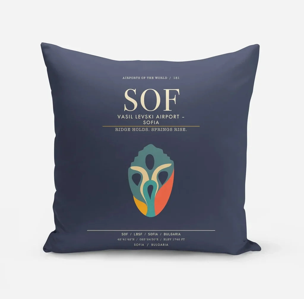 Vasil Levski Airport  Sofia SOF - Navy Blue