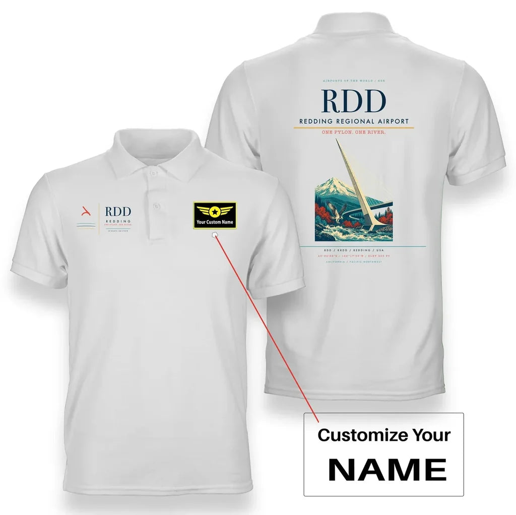 Redding Regional Airport RDD White+Name