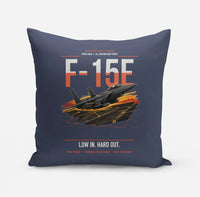 Thumbnail for F-15E Strike Eagle design on navy blue pillow