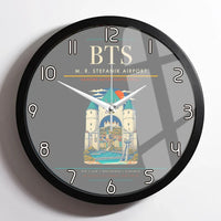 Thumbnail for M. R. Stefanik Airport BTS Wall-Clock Framed - Gray