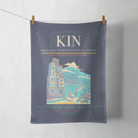 Thumbnail for Norman Manley International Airport (KIN) design on navy blue towel